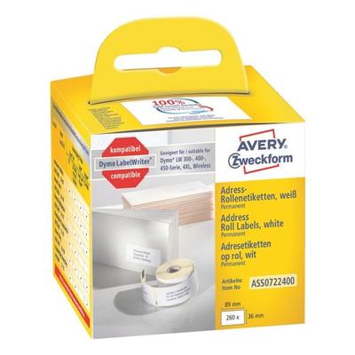 Avery Zweckform Rollenetiketten »ASS0722400« weiß Image
