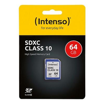 Intenso SDXC-Speicherkarte »Intenso Class10 64GB«, 2.4x3.2x0.2 cm