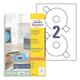 50er-Pack CD-/DVD-Label »L6015-25« weiß, Avery Zweckform