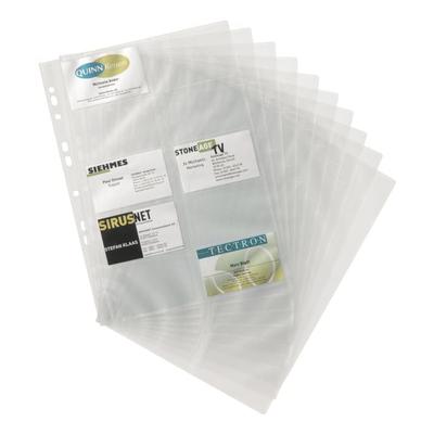 Durable Ersatzhüllen für Visitenkartenmappe mit Ringmechanik »Visifix« transparent, 25.5x31.5 cm