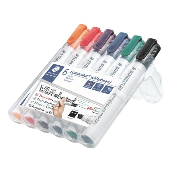 Staedtler 6er-Pack Whiteboard-Marker »Lumocolor 351 B« Image