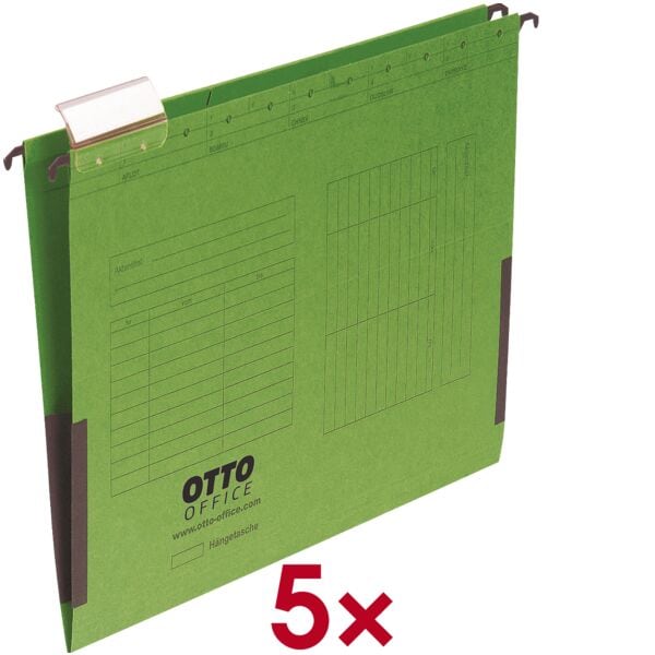 OTTO Office Hängetaschen - 5 Stück grün, 31.8x24 cm Image