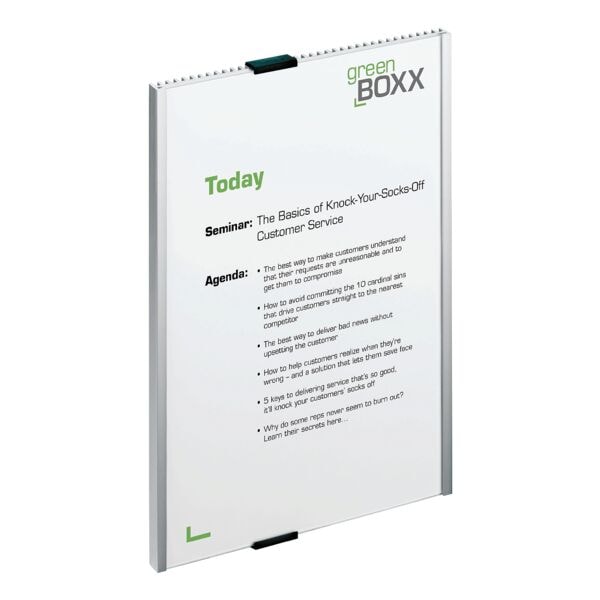 Durable Türschild »Info Sign 480623« silber, 21x29.7 cm Image