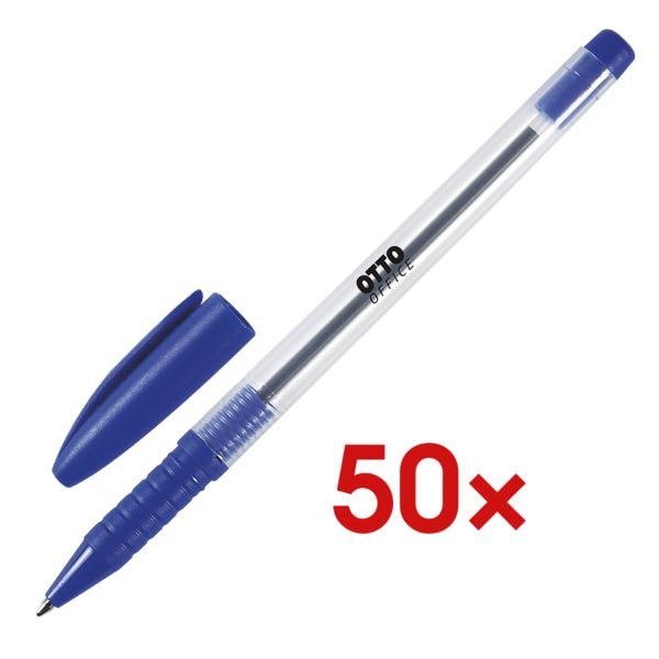 OTTO Office Budget 50er-Pack Einwegkugelschreiber »Eco Stick« blau