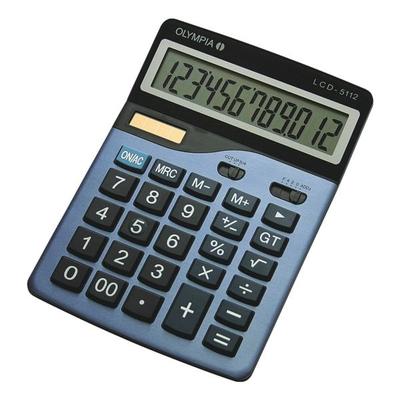 Olympia Tischrechner »LCD 5112« blau, 14.7x4.3x20.6 cm