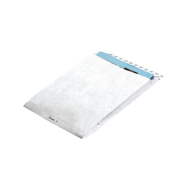 Tyvek Bong Sicherheits-Faltentaschen weiß, 35.3x25 cm Image