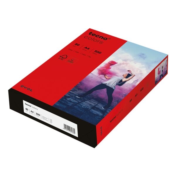 tecno Farbige Papiere »tecno Colors« rot Image