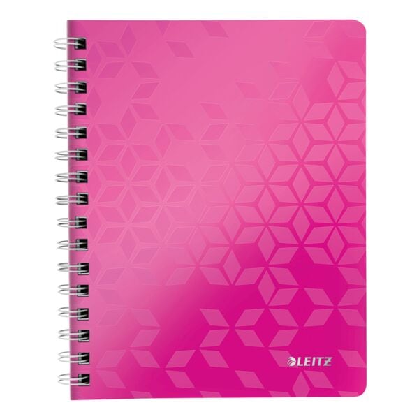 Leitz Collegeblock »WOW 4641« A5 kariert, FSC-Papier pink Image