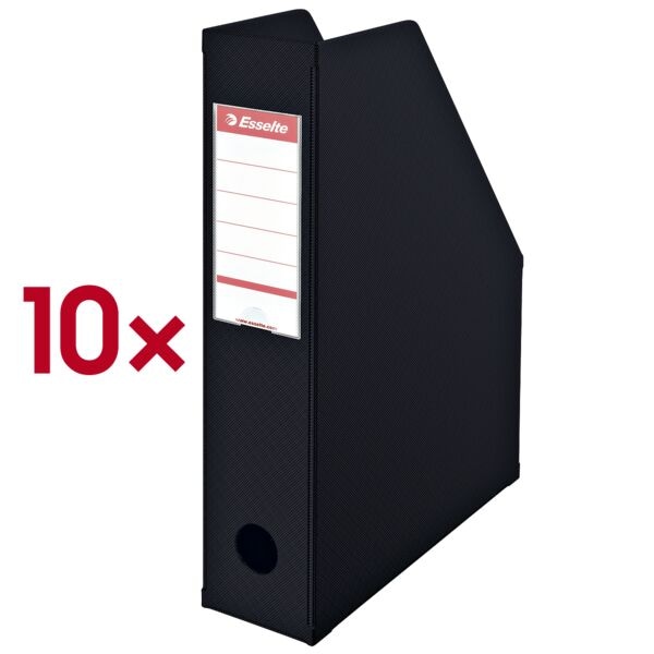 Esselte 10 Stehsammler »Vivida« schwarz, 7.2x31.8x24.2 cm Image