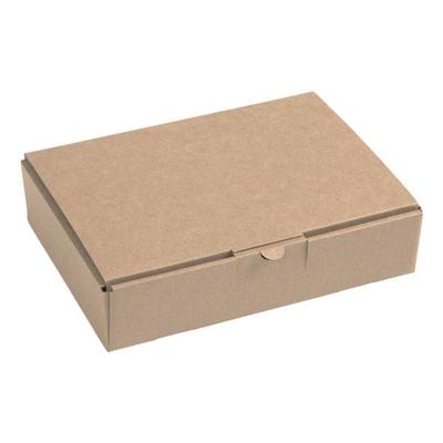 Quali Well Mehrzweckkartons mit Klappdeckel 22,0/15,5/5,0 cm -20 Stück braun, 22.4x5.4x16.2 cm