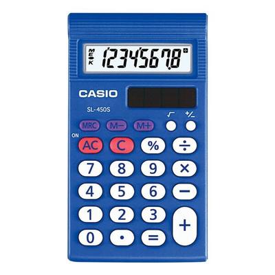 CASIO Taschenrechner »SL-450S« blau, 7.28x1.69x12 cm Image