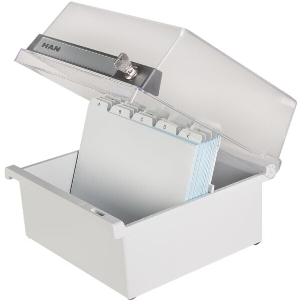 HAN Karteikasten »965-S-631« A5 quer bis zu 800 Karten weiß, 23.4x18x25 cm Image