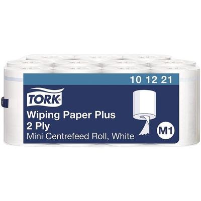 Tork 11 Endlosrollen hochweiße Papierhandtücher 2-lagig (hochweiß, perforiert, 21,5 c weiß, 21.5 cm
