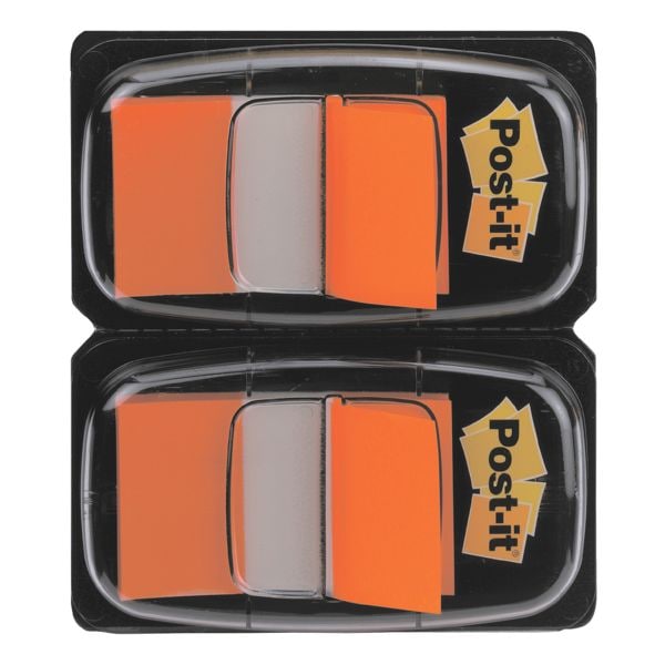 Post-it Index 2x Haftstreifen »Index« 43,2 x 25,4 mm orange, 4.32x2.54 cm Image