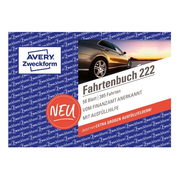 Avery Zweckform Fahrtenbuch »222« (A6 quer) weiß, 14.8x10.5 cm Image