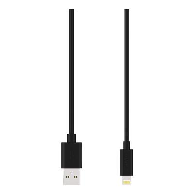 Ladekabel »Premium« USB-A to Lightning 1,20 m schwarz, Xlayer
