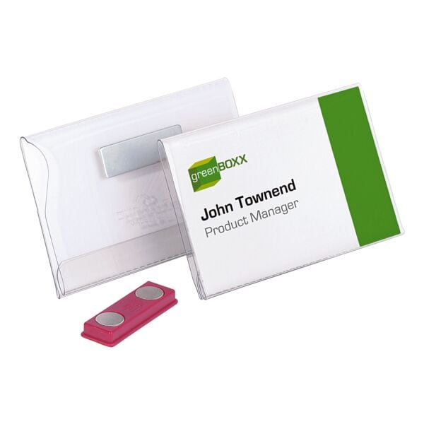 Durable Namensschilder 75x40 mm 811619 transparent, 7.5x4 cm Image