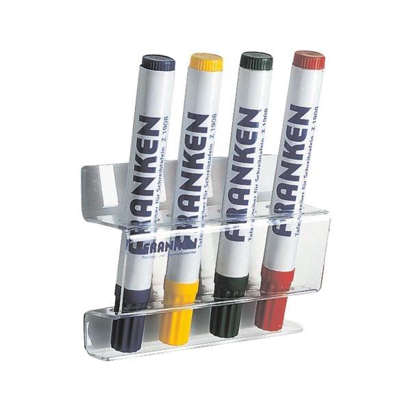 Franken Stiftehalter für magnethaftende Tafeln »Z1981« transparent, 12x9.5x4.5 cm Image