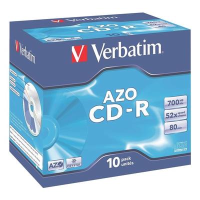 Verbatim 10 CD-Rohlinge »CD-R« silber