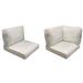 TK Classics Miami 14 Piece Outdoor Cushion Set Acrylic in Gray/Brown | 6 H in | Wayfair CUSHIONS-MIAMI-07D
