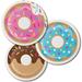 Creative Converting Donut Time Paper Appetizer Plate in Blue/Brown/Pink | Wayfair DTC322294PLT