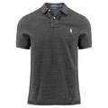 Polo Ralph Lauren Herren Poloshirt Custom Slim Fit Kurzarm, schwarz, Gr. XL