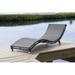 Panama Jack Outdoor Graphite Curve Chaise Lounge Wicker/Rattan in Brown/Gray | 18 H x 25 W x 78 D in | Wayfair PJO-1601-GRY-CC