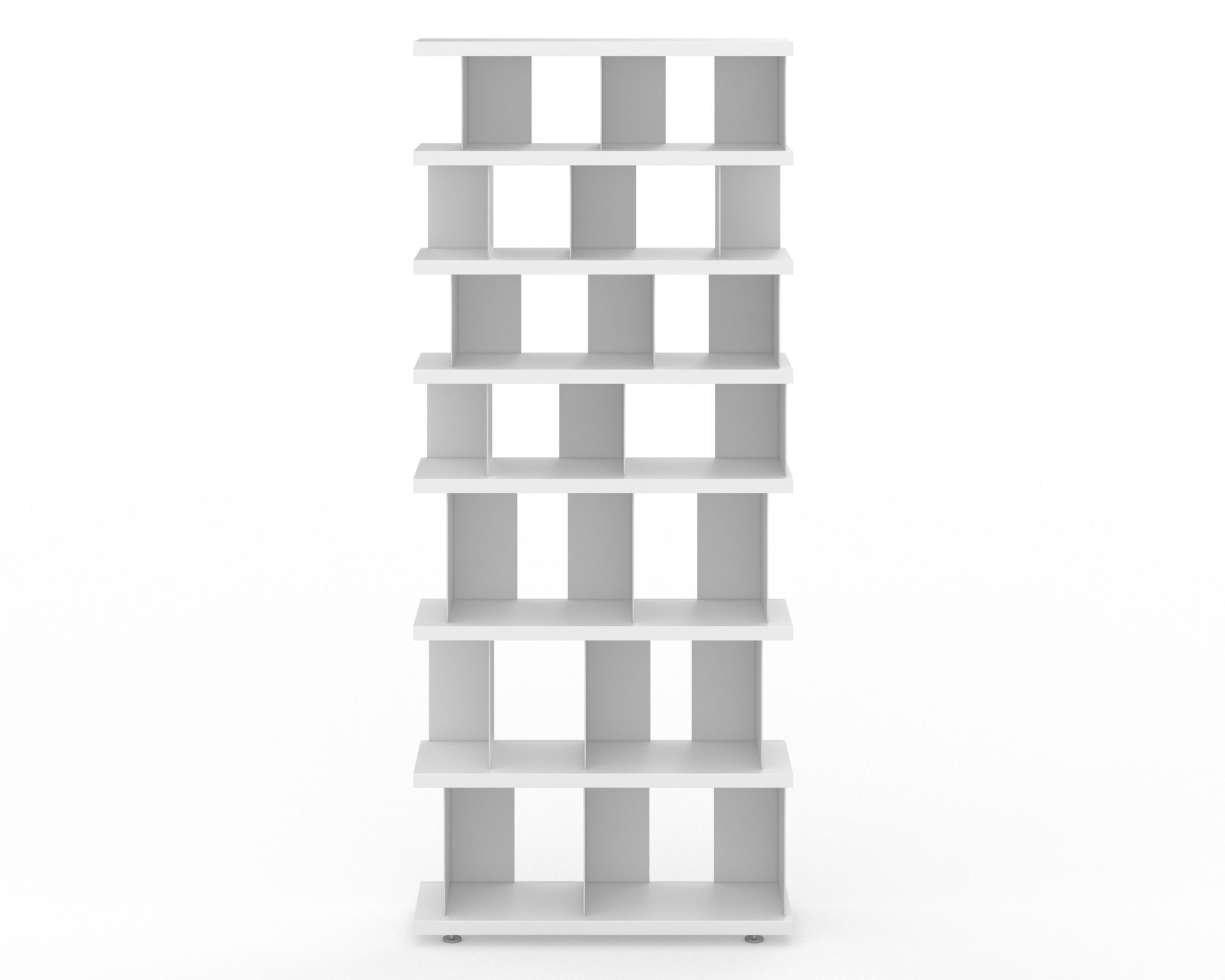 Tojo »bieg« Regal Anbaumodul gross / Weiss