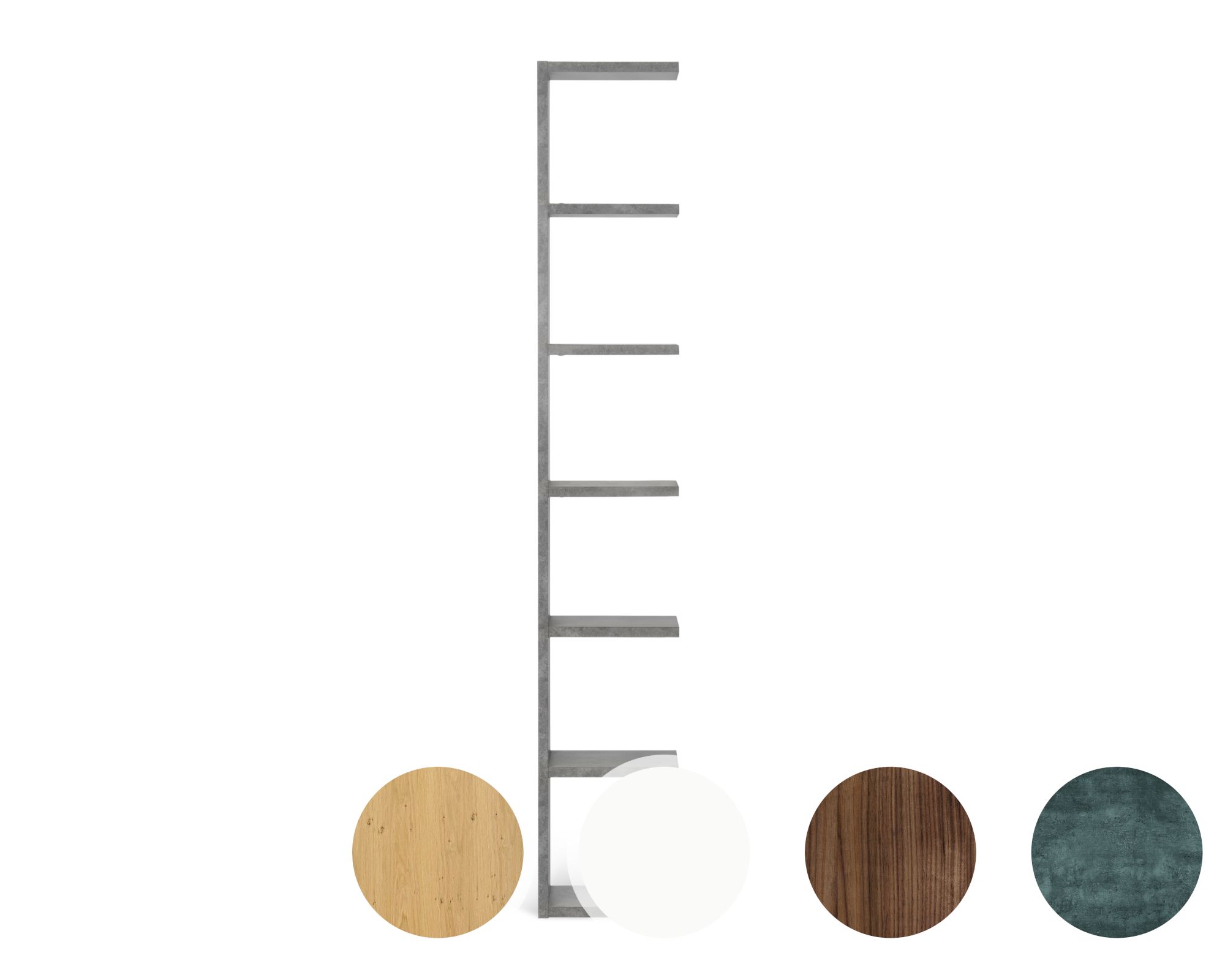 TemaHome »Pombal« Anbaumodul Anbauregal / H 224 cm / B 71 cm / Weiß Image