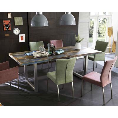 SIT Tops & Tables Esstisch Massivholz Retro 180x100 cm / Eisen antikschwarz