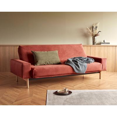 Innovation Mimer Multifunktionales Klappsofa 140x200 cm / 561 Rot / Spring / mit Bezug