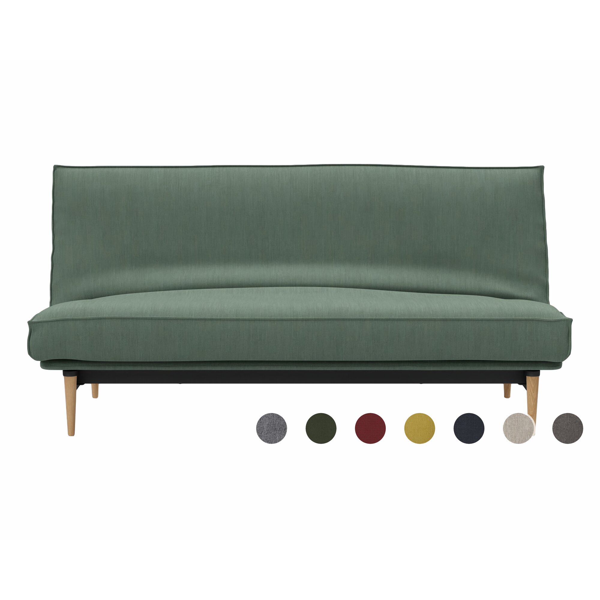 Innovation Colpus Multifunktionales Klappsofa 140x200 cm / 216 Grau / Classic / mit Bezug