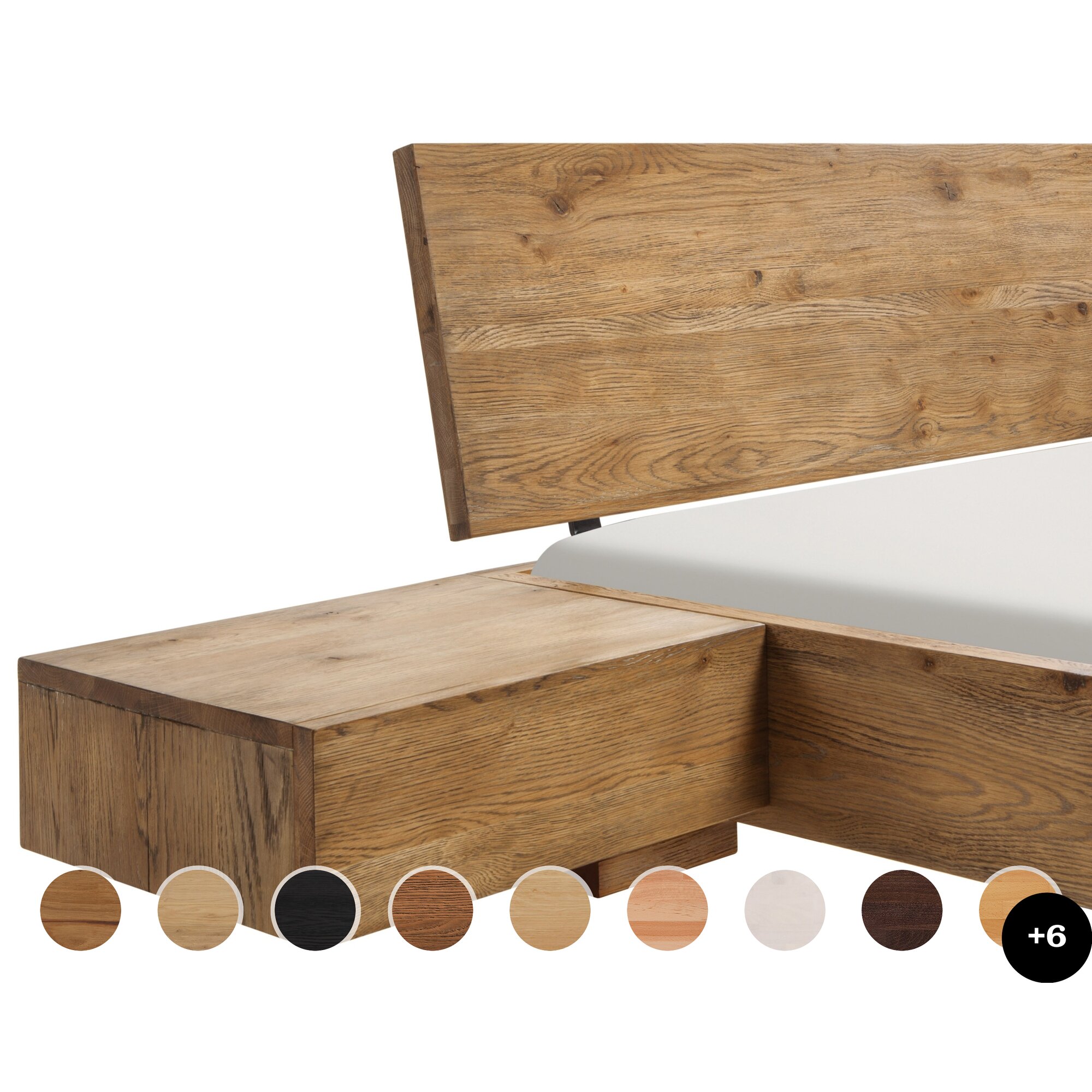 Hasena Nachttisch Caja Wildeiche vintage natur