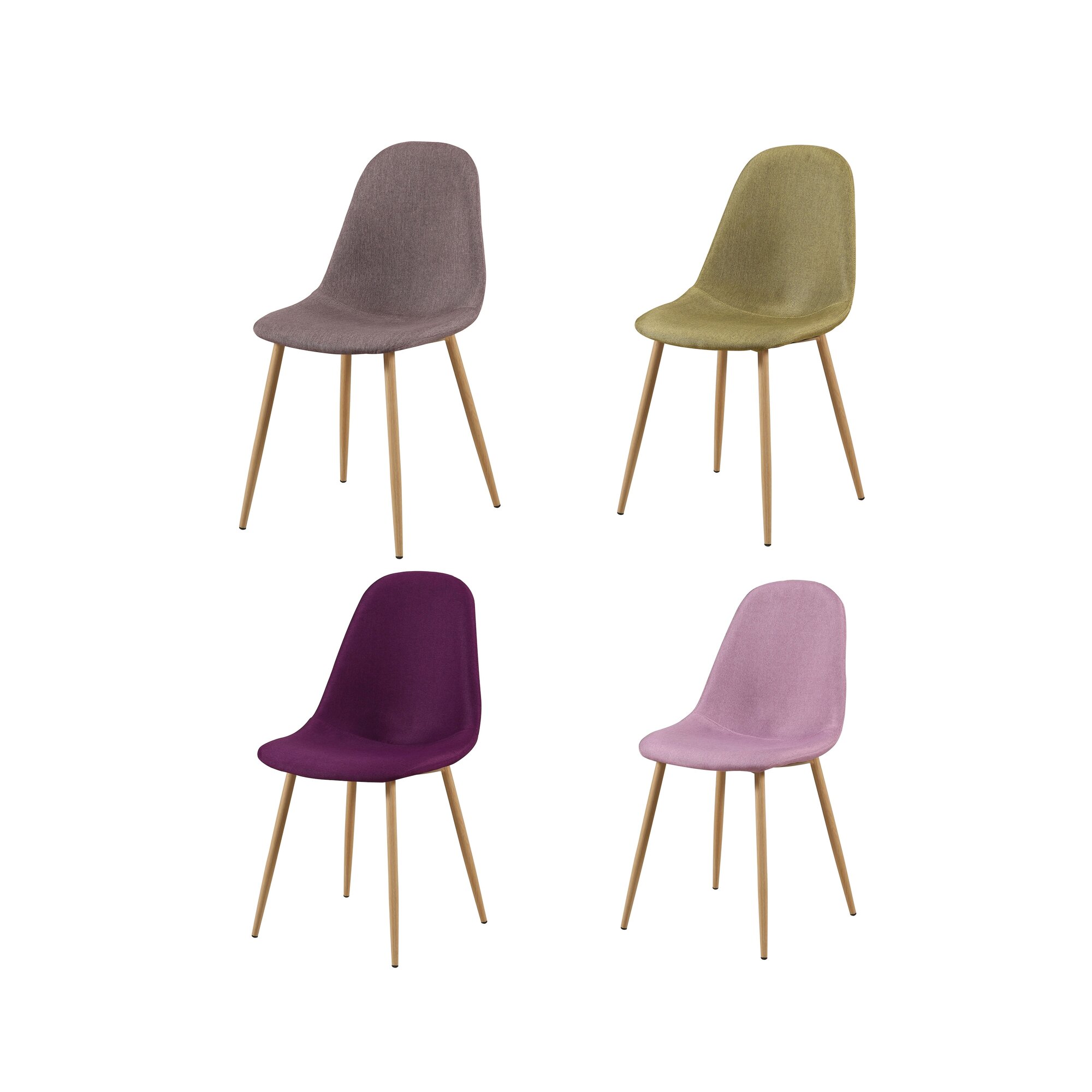 SIT Polsterstuhl Shell 2498 2498-13 / Grün / B 45 x H 87 x T 54 cm