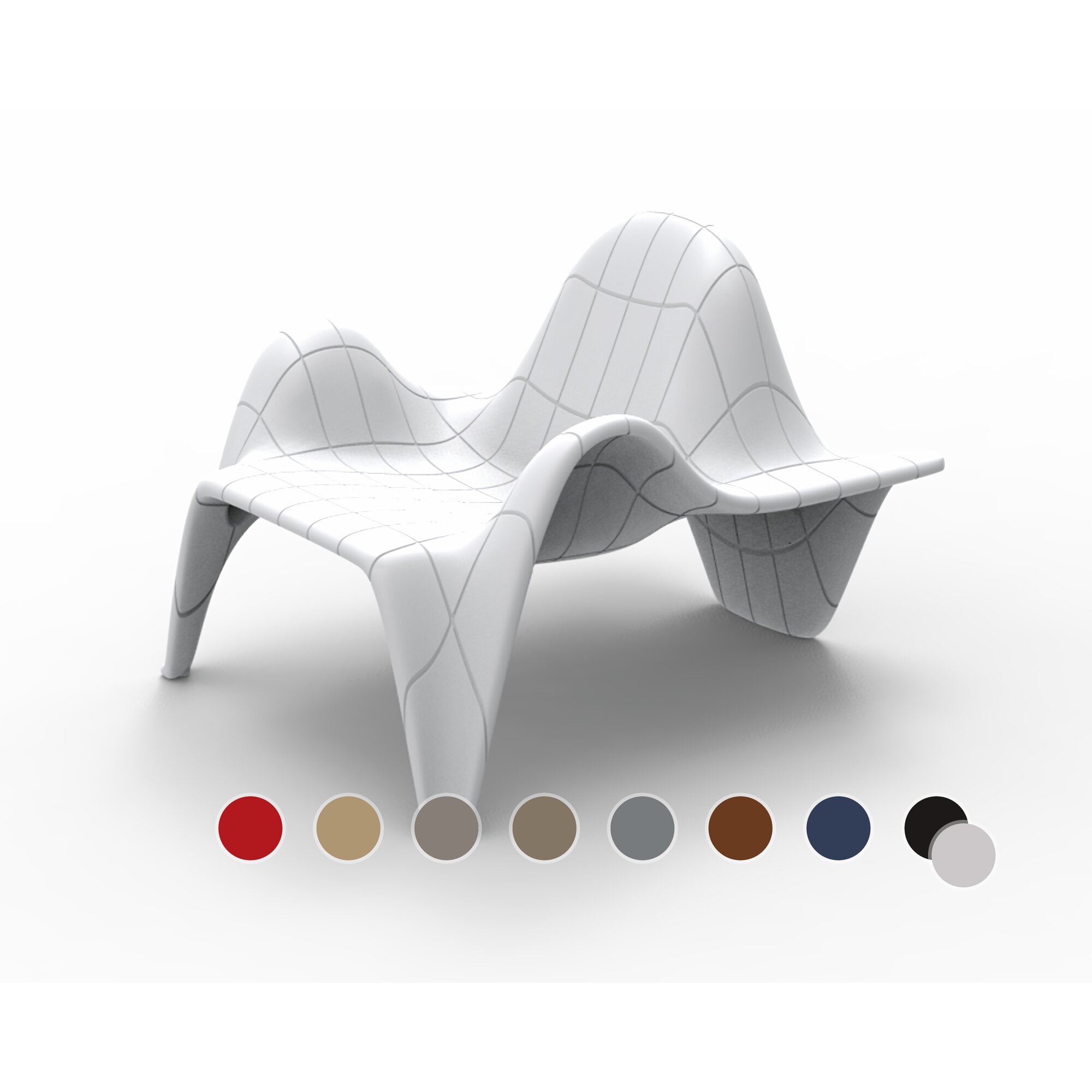 Vondom »F3« Outdoor Sessel Basic matt / White
