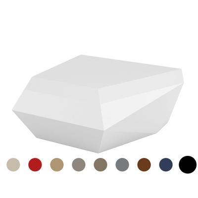 Vondom »FAZ« Outdoor Lounge-Hocker Lackiert Hochglanz / Taupe Image