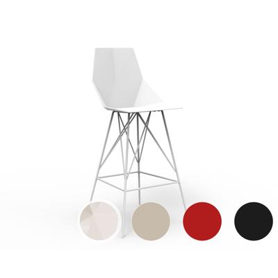 Vondom »FAZ« Outdoor Barhocker Hoch 75 cm / B 50 x H 111 x T 51 cm / Black Image