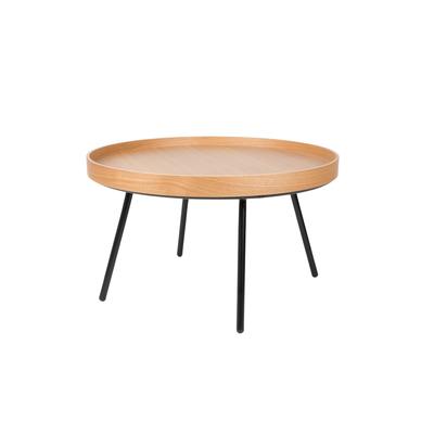 Zuiver Couch-/Beistelltisch Oak Trey Couchtisch / H 45 cm, Ø 78 cm Image