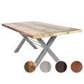 SIT Tops & Tables Esstisch Massivholz Retro lll 180x100 cm / Eisen antikbraun