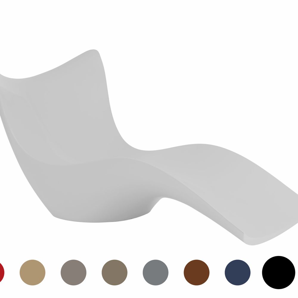 Vondom »SURF« Outdoor Liege Basic matt / Black