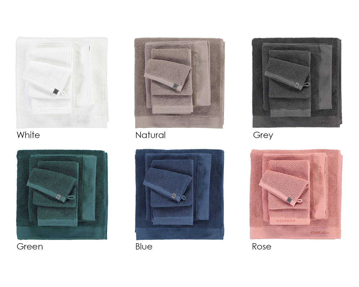 Essenza »Connect Organic« Handtücher Uni Duschtuch 70x140 cm / Green