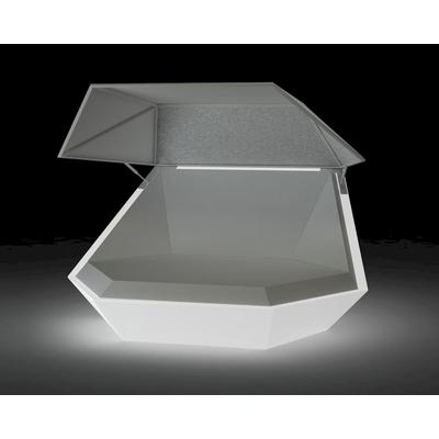 Vondom »FAZ« Outdoor Daybed inkl. Sonnenblende & LED-Beleuchtung Ecru / LED RGB / Mit Soundsystem Image