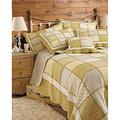 Riva Paoletti Honeybee Yellow Bedspreads, 265 x 265 cm, Cotton