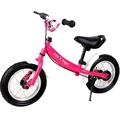 Spielwerk® Children's Balance Bike 2-5 Yrs | Lightweight Learning Training Bicycle | 12' Pneumatic Tyres | Drum Brake Rubber Grips | Height-Adjustable Saddle | Free Angel Pink