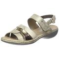 Rieker Women's 659L5-62 Open Toe Sandals, Beige (62), 7.5 UK