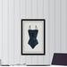 House of Hampton® 'San Francisco Swimsuit' - Picture Frame Graphic Art Print on Paper in Blue | 30 H x 20 W x 1.5 D in | Wayfair