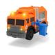 Dickie Toys 203306001 Recycle Truck, Müllauto, Müllabfuhrwagen, Müllfahrzeug, Müllwagen, Spielzeugauto, Abfallbehälter fährt auf und ab, Licht & Sound, inkl. Batterien, 30 cm groß, ab 3 Jahren