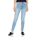 NOISY MAY Damen NMEXTREME Lucy NW Soft VI101 NOOS Slim Jeans, Blau (Light Blue Denim), 32 /L30 (Herstellergröße: XXS/XS)