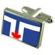 Toronto City Canada Flag Cufflinks Engraved Box