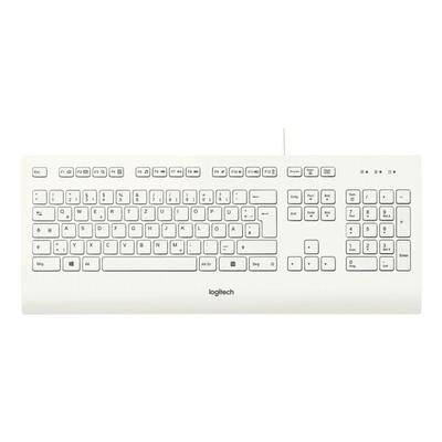 Kabelgebundene Tastatur »K280e« weiß, Logitech